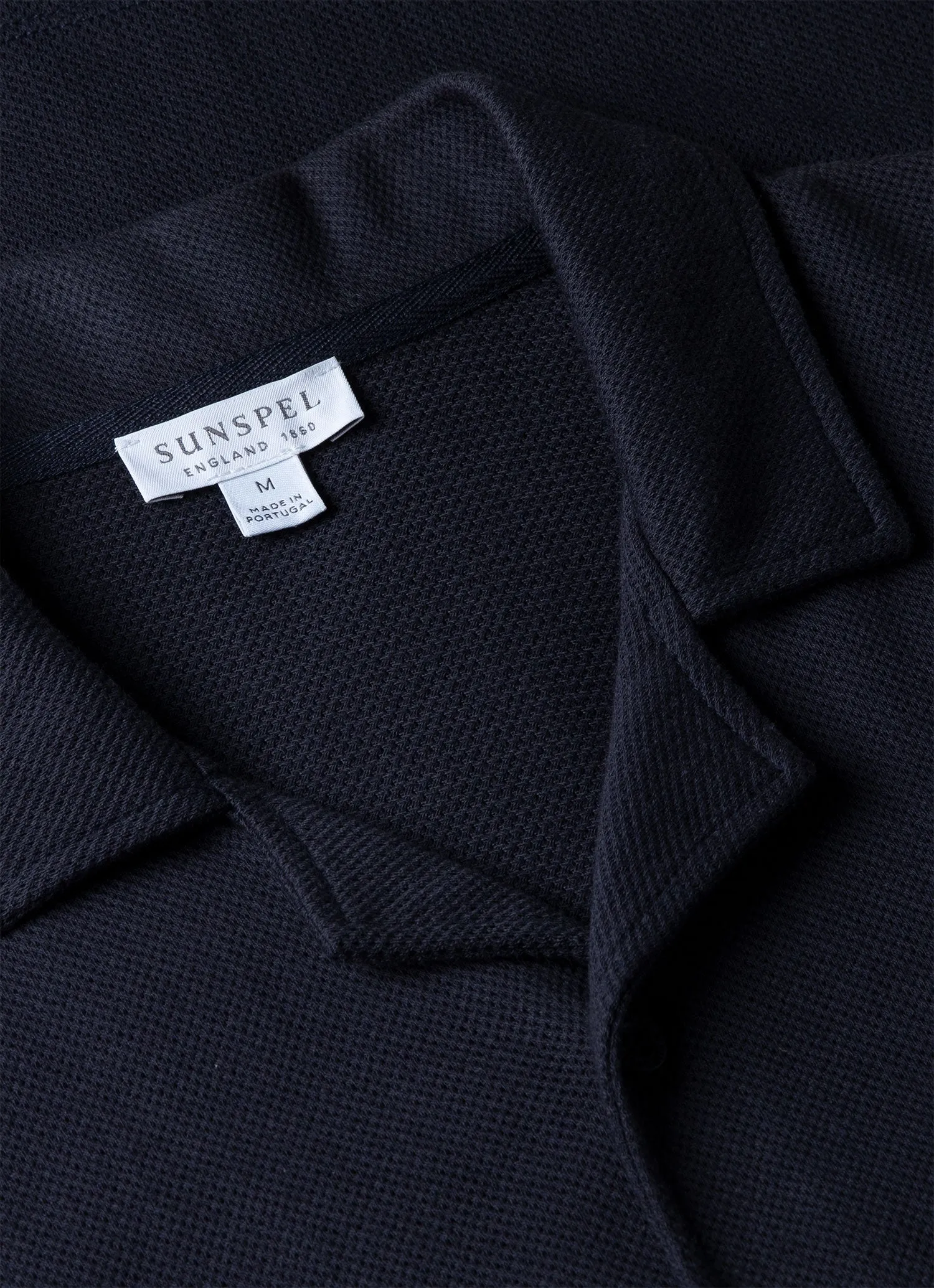 Men's Riviera Camp Collar Shirt in Navy