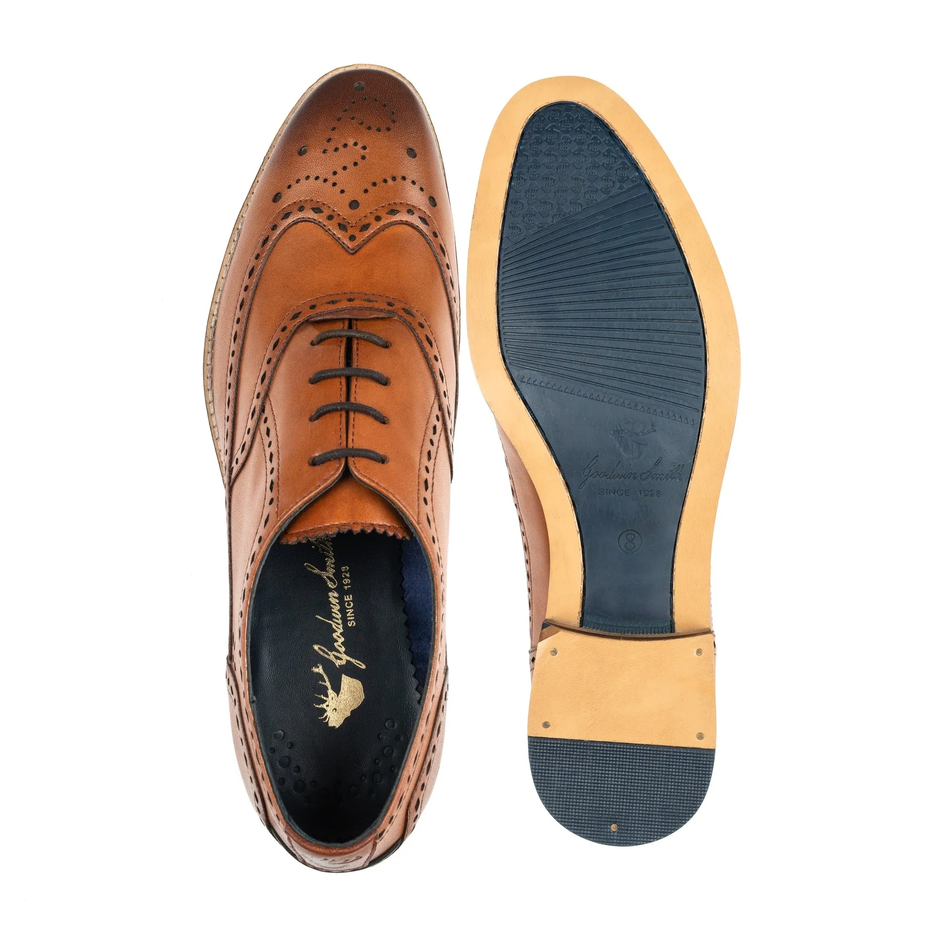 Men's Rufus 2.0 Tan Oxford Brogue