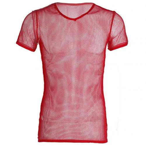 Mesh Short Sleeve Undershirt Top