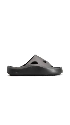 Meteor Rubber Slides - Black