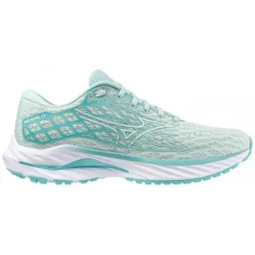 MIZUNO WAVE INSPIRE 20 EGGSHELL BLUE/WHITE/TURQUOISE FOR WOMEN'S