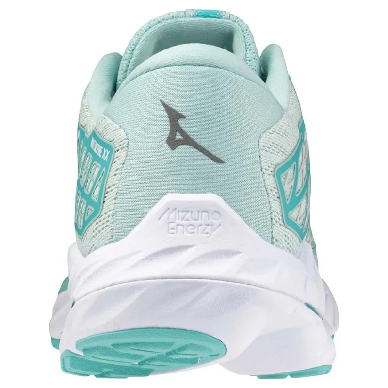 MIZUNO WAVE INSPIRE 20 EGGSHELL BLUE/WHITE/TURQUOISE FOR WOMEN'S