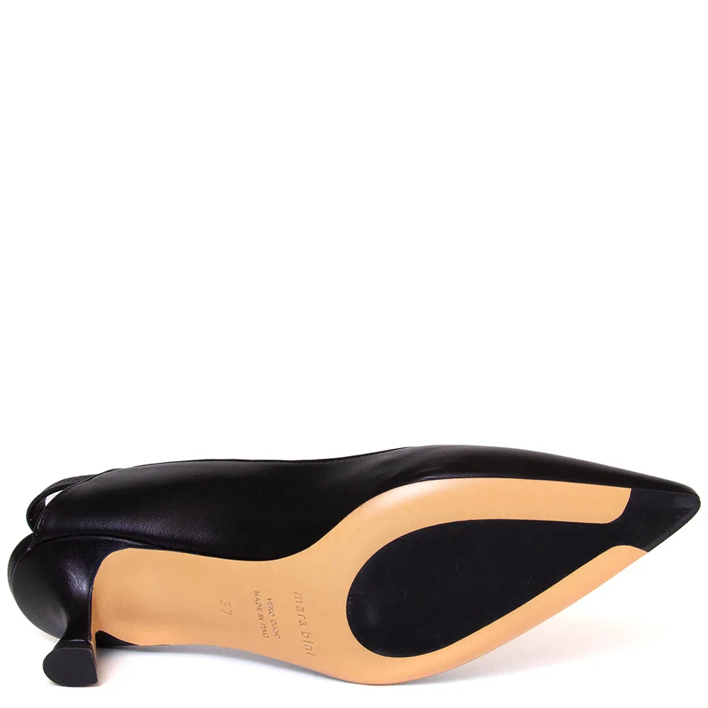 Naomi S158 Women's Leather Slingback Pump