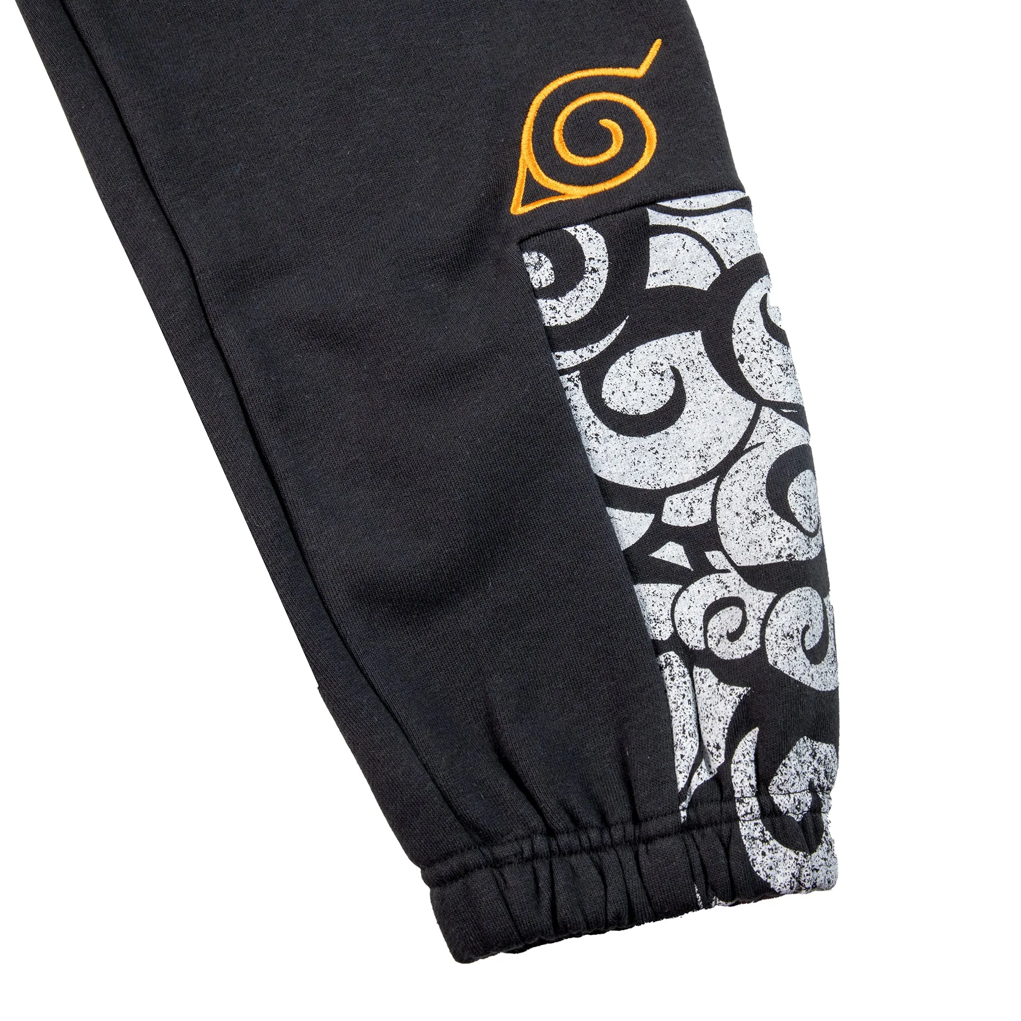 Naruto Black Cargo Sweatpants