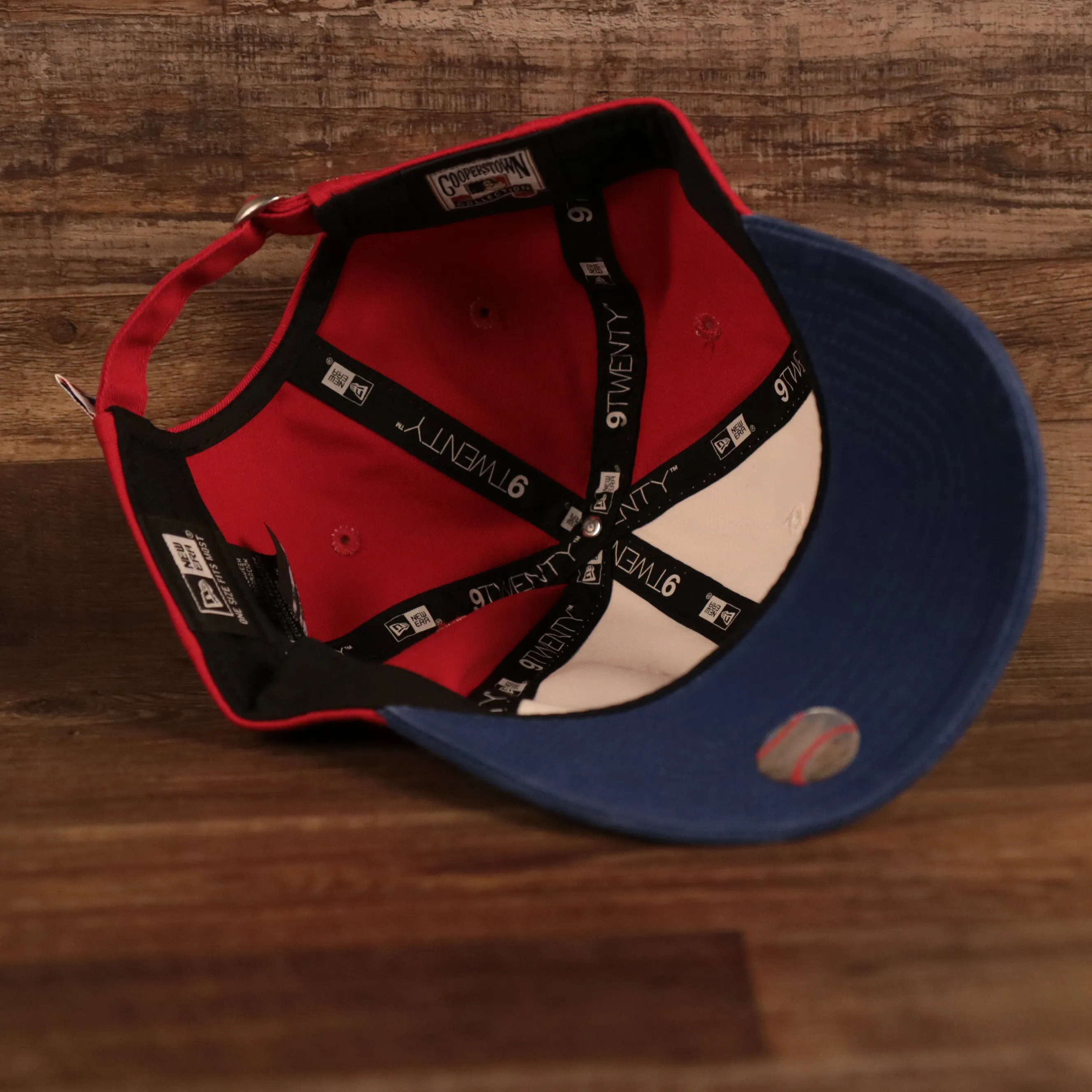 NEW ERA  | MONTREAL EXPOS | TEAM LOGO FRONT | 9TWENTY DAD HAT | RED/WHITE/BLUE | OSFM