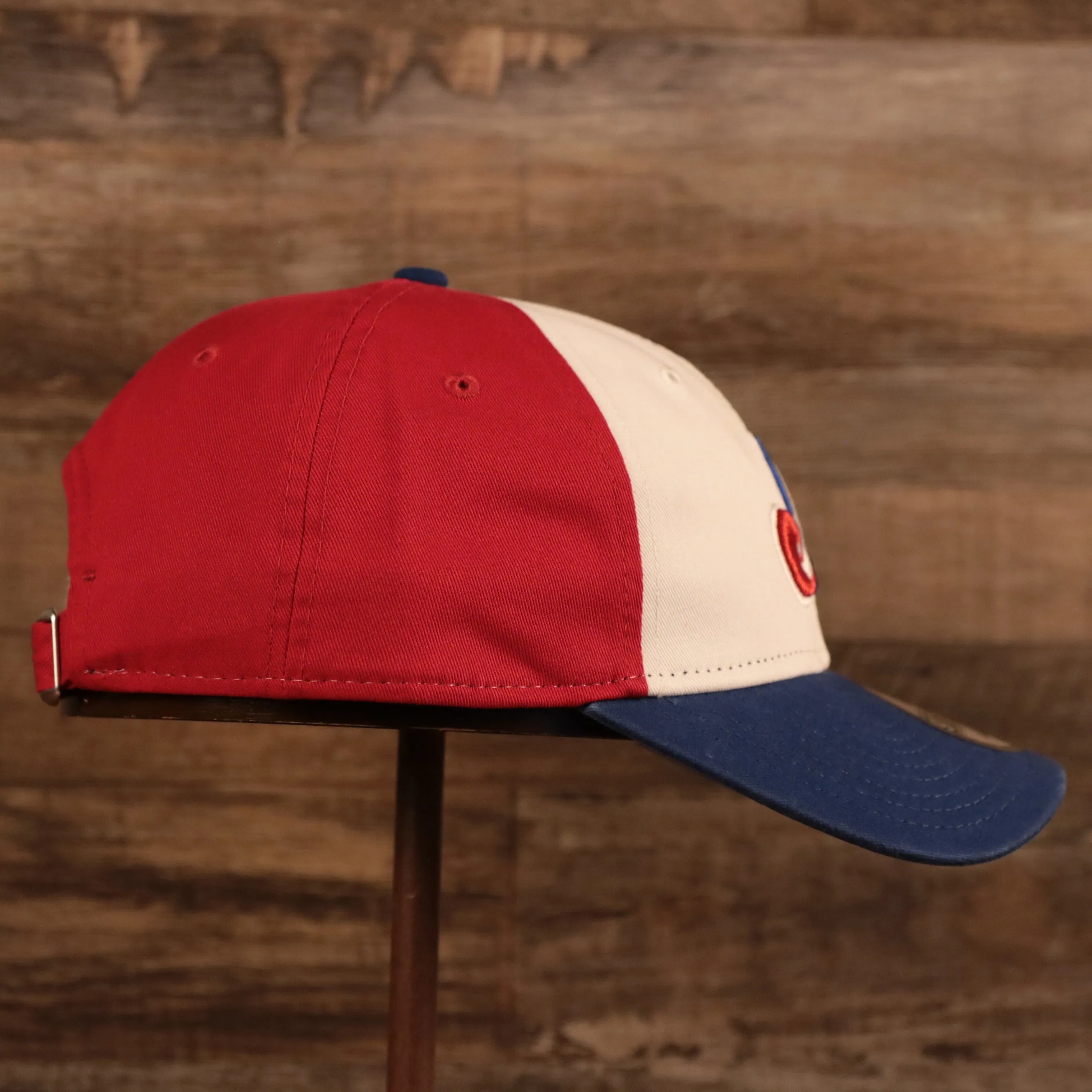 NEW ERA  | MONTREAL EXPOS | TEAM LOGO FRONT | 9TWENTY DAD HAT | RED/WHITE/BLUE | OSFM