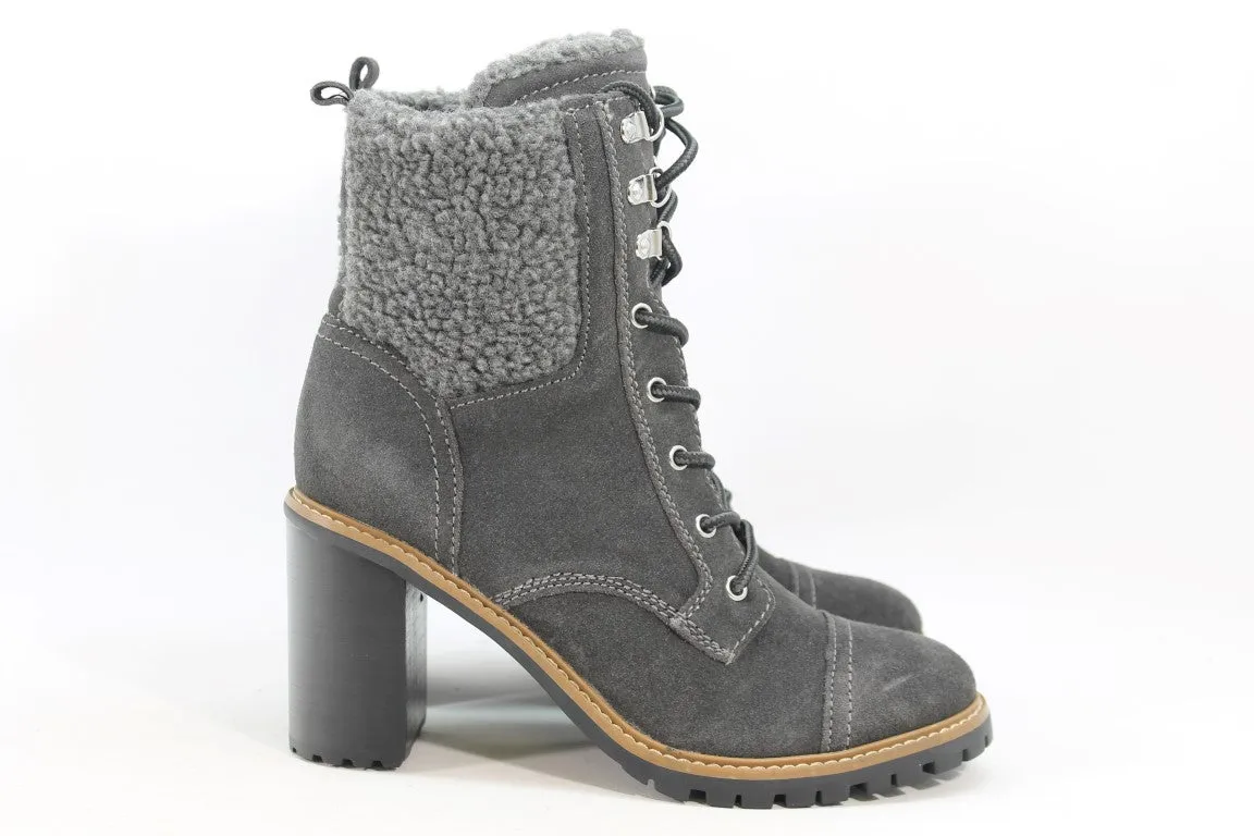 Nine West Phaedra Women's Dark Gray Boots 8M(ZAP19752)