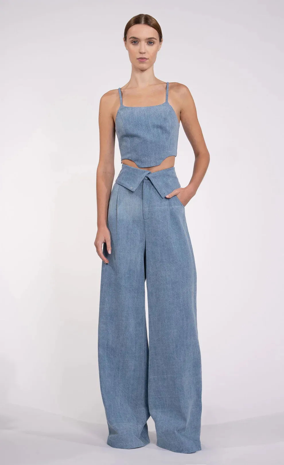 Nonchalant - Bea Crop - Denim