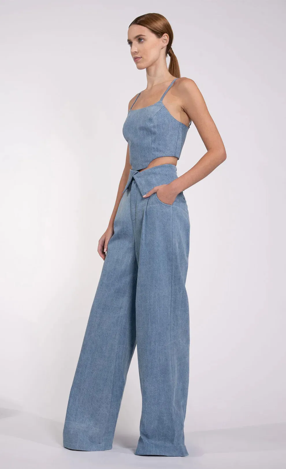 Nonchalant - Bea Crop - Denim