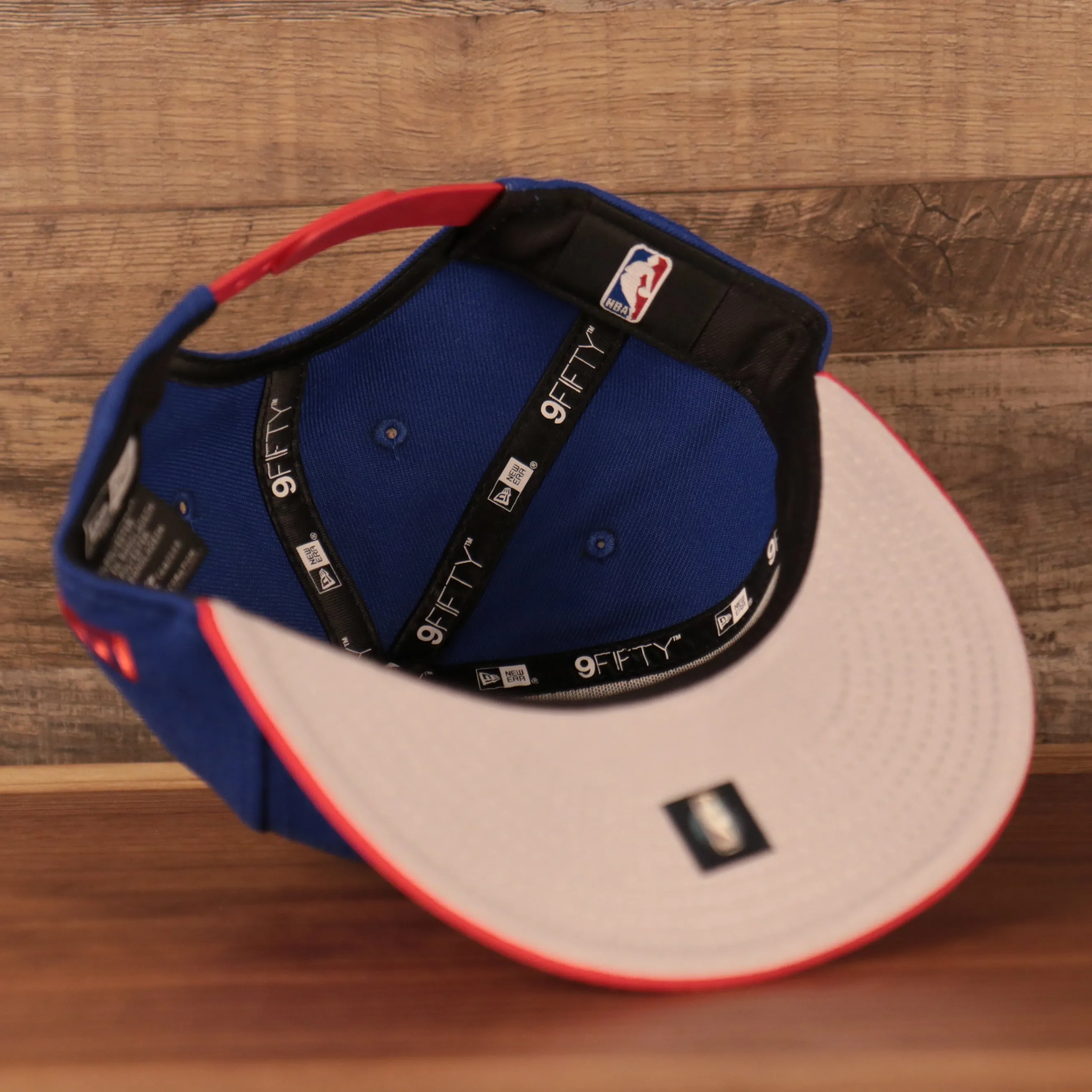 Philadelphia 76ers Two Tone Grey Bottom | Royal Blue/Red 9Fifty Youth Snapback Hat