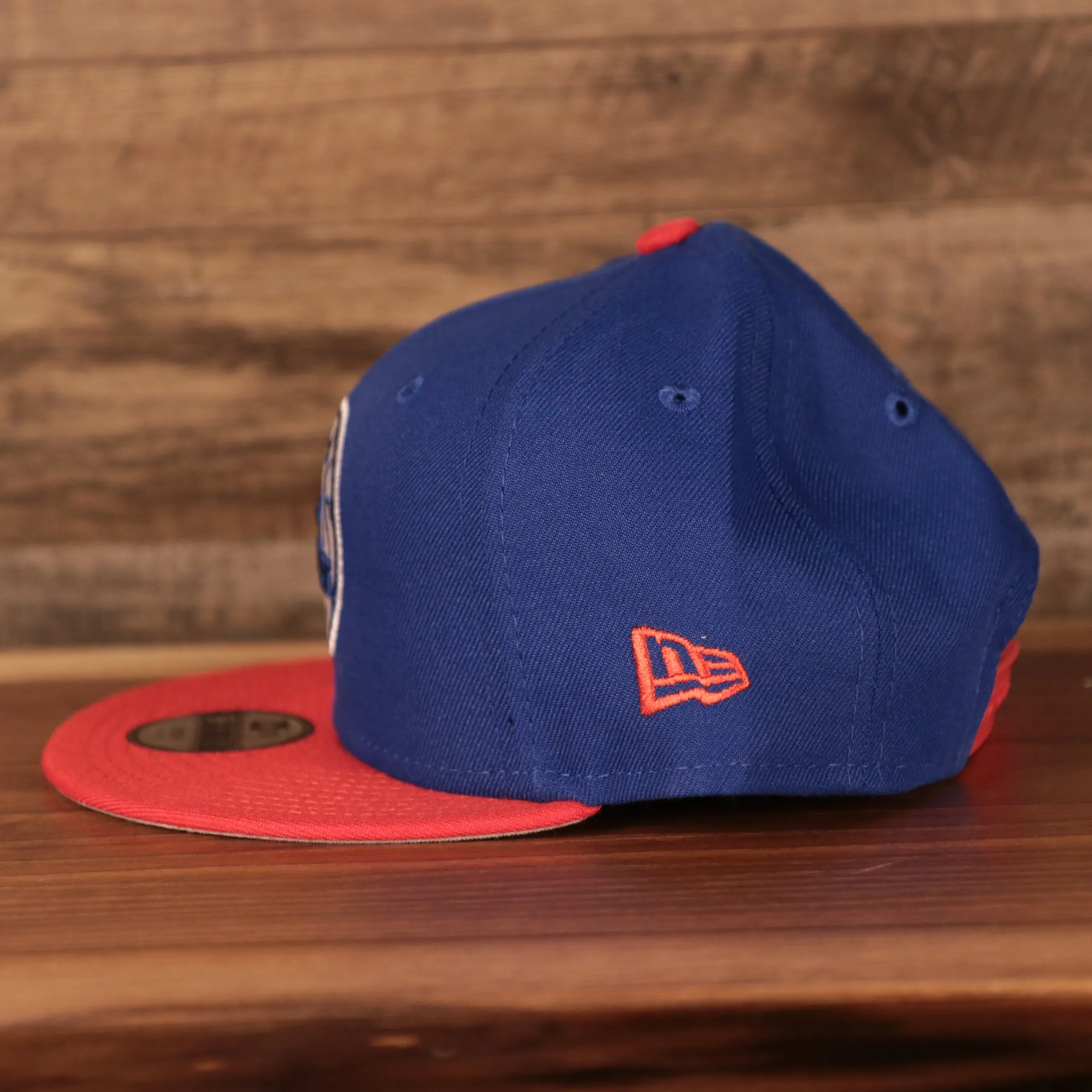 Philadelphia 76ers Two Tone Grey Bottom | Royal Blue/Red 9Fifty Youth Snapback Hat