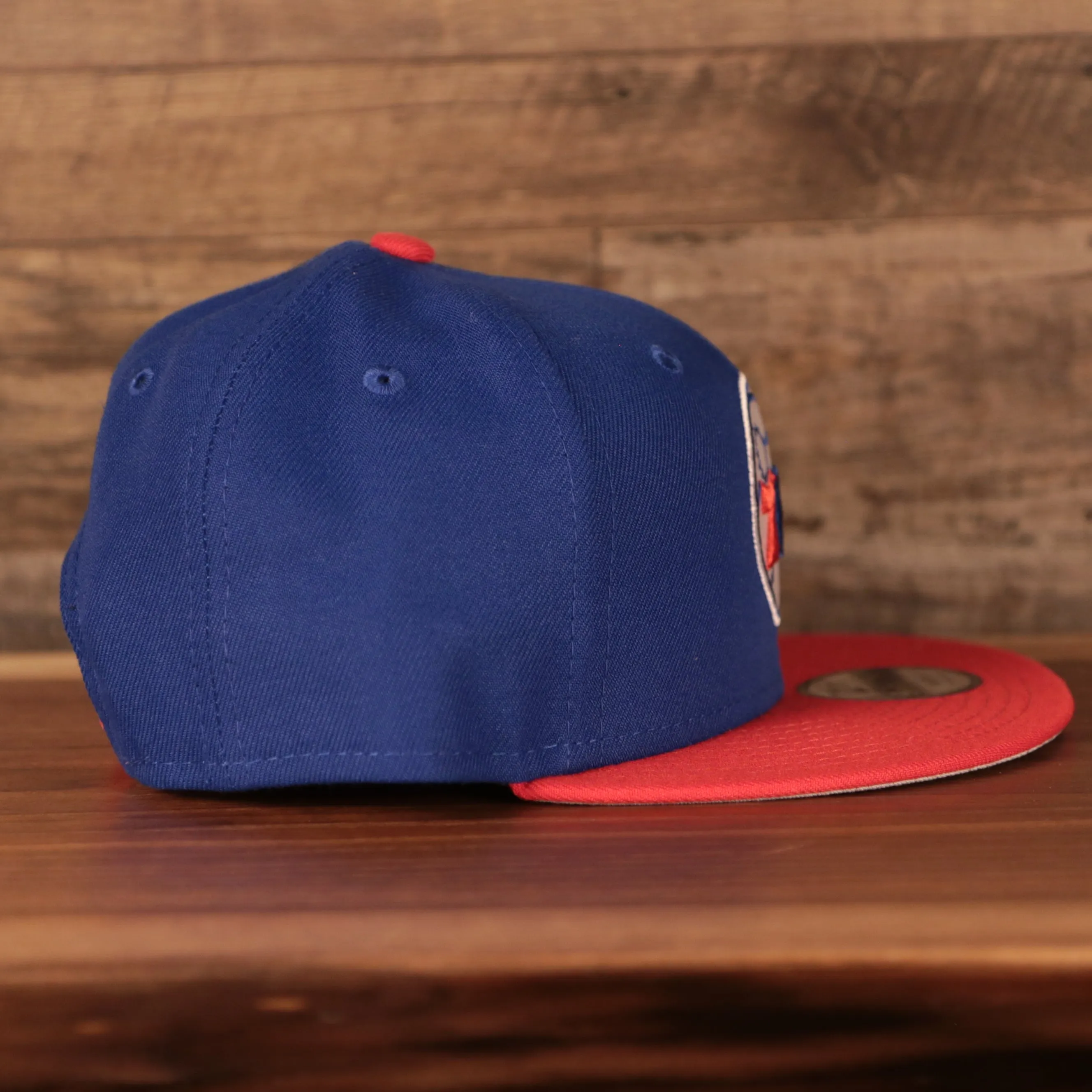 Philadelphia 76ers Two Tone Grey Bottom | Royal Blue/Red 9Fifty Youth Snapback Hat