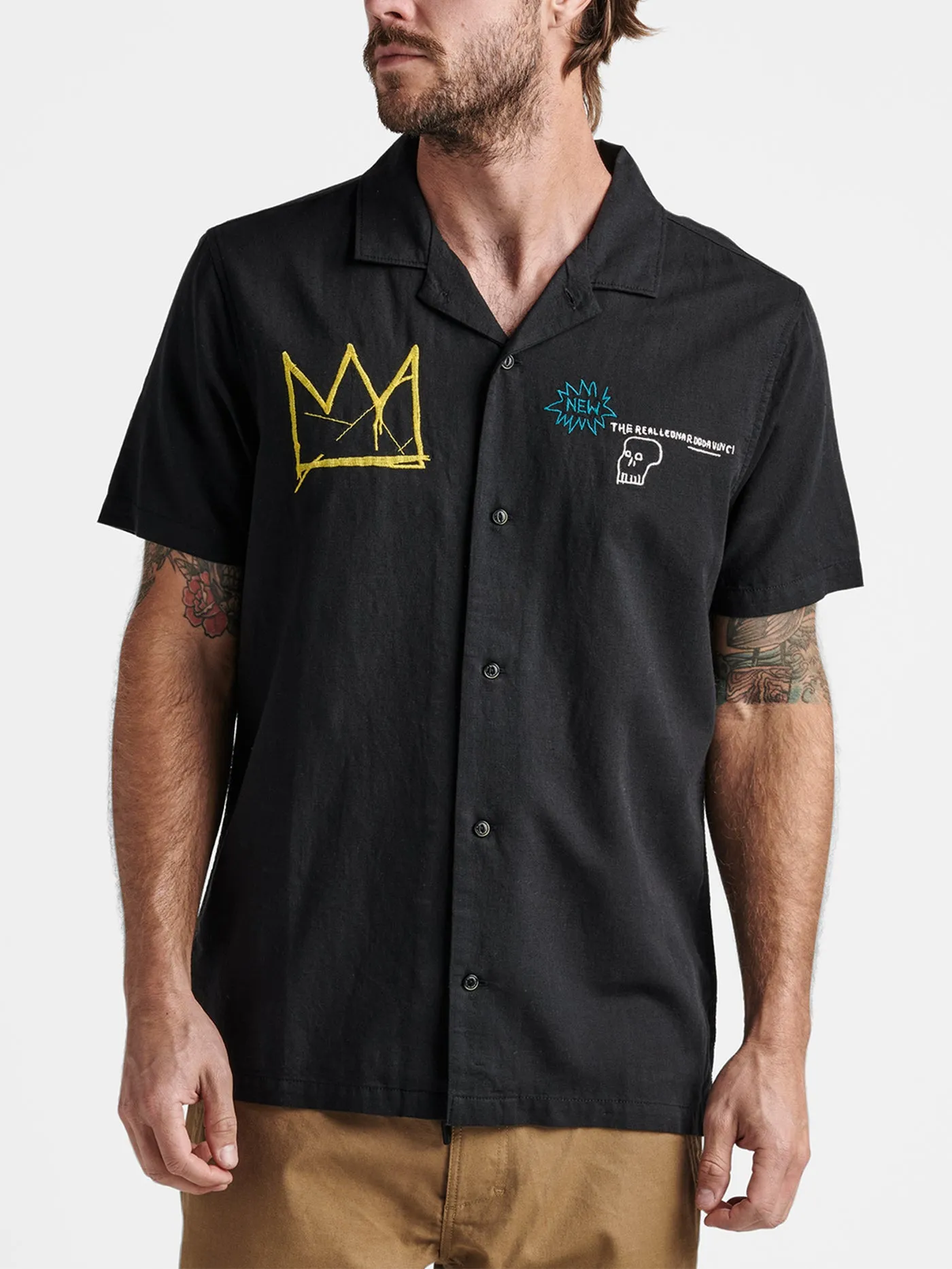 Roark x Basquiat Gonzo Short Sleeve Buttondown Shirt