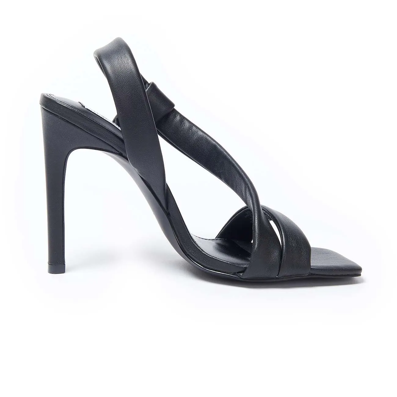 SANDALI SIZZLIN CON TACCO E FASCE ELASTICHE Donna Black