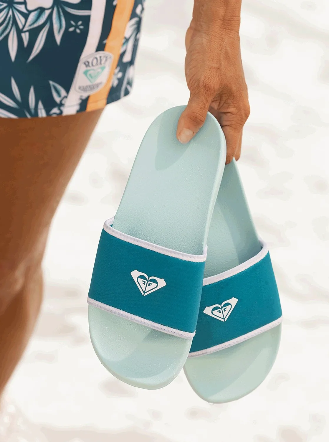 shoes Roxy Life Step Into You - WAQ/White/Aqua - women´s