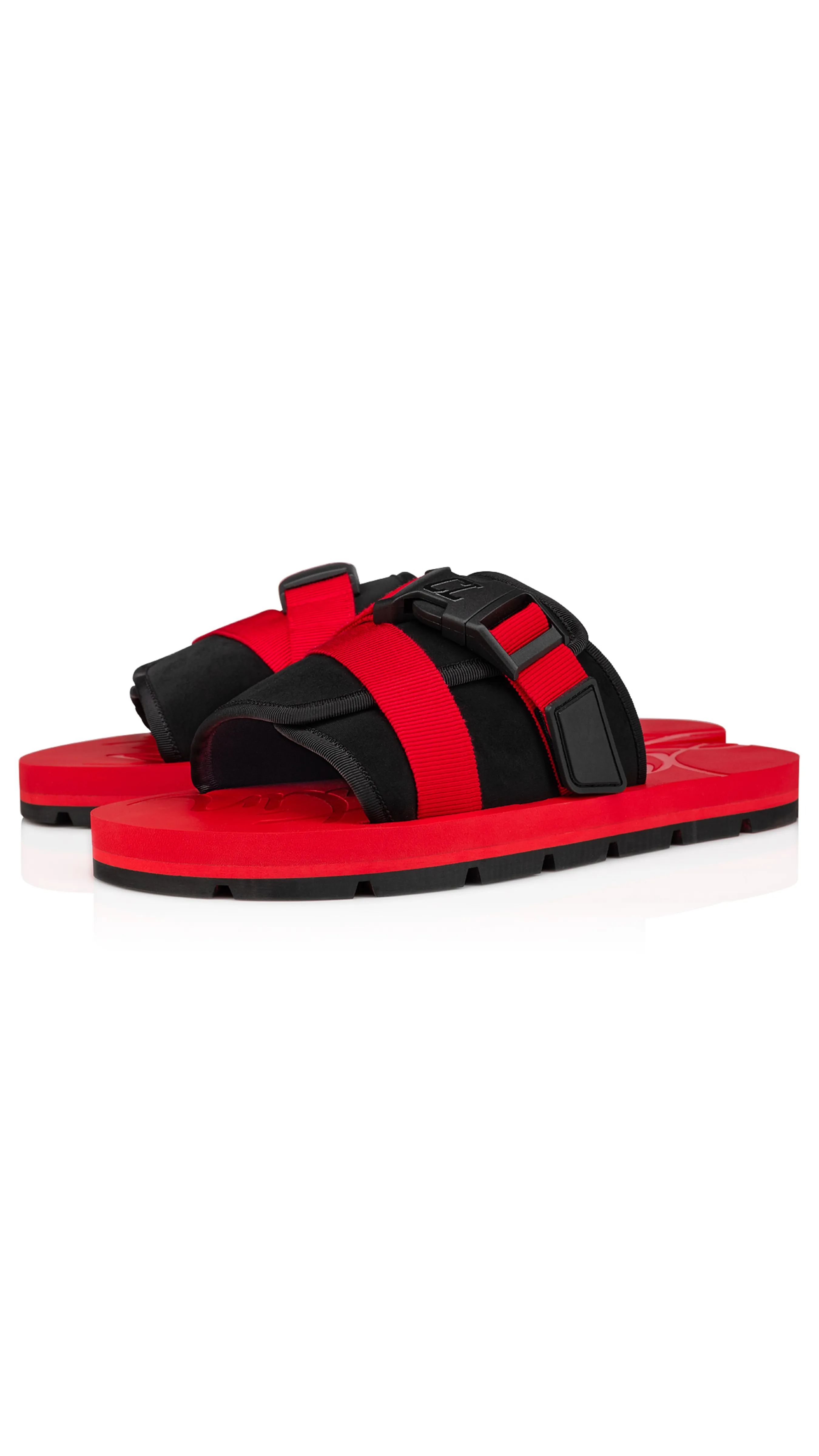 Siwa Clip Sandals - Black/Loubi