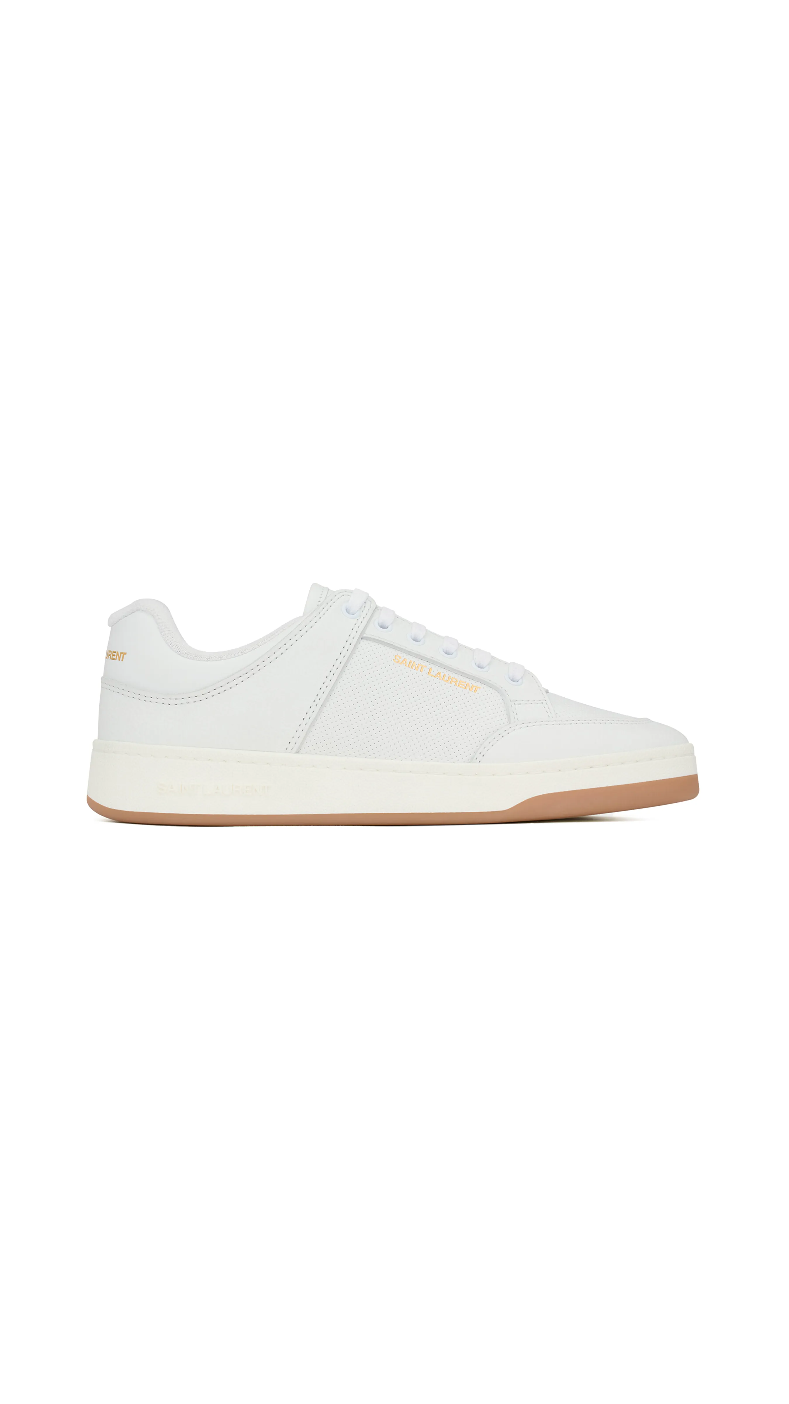 SL/61 Low-top Sneakers in Perforated Leather - White