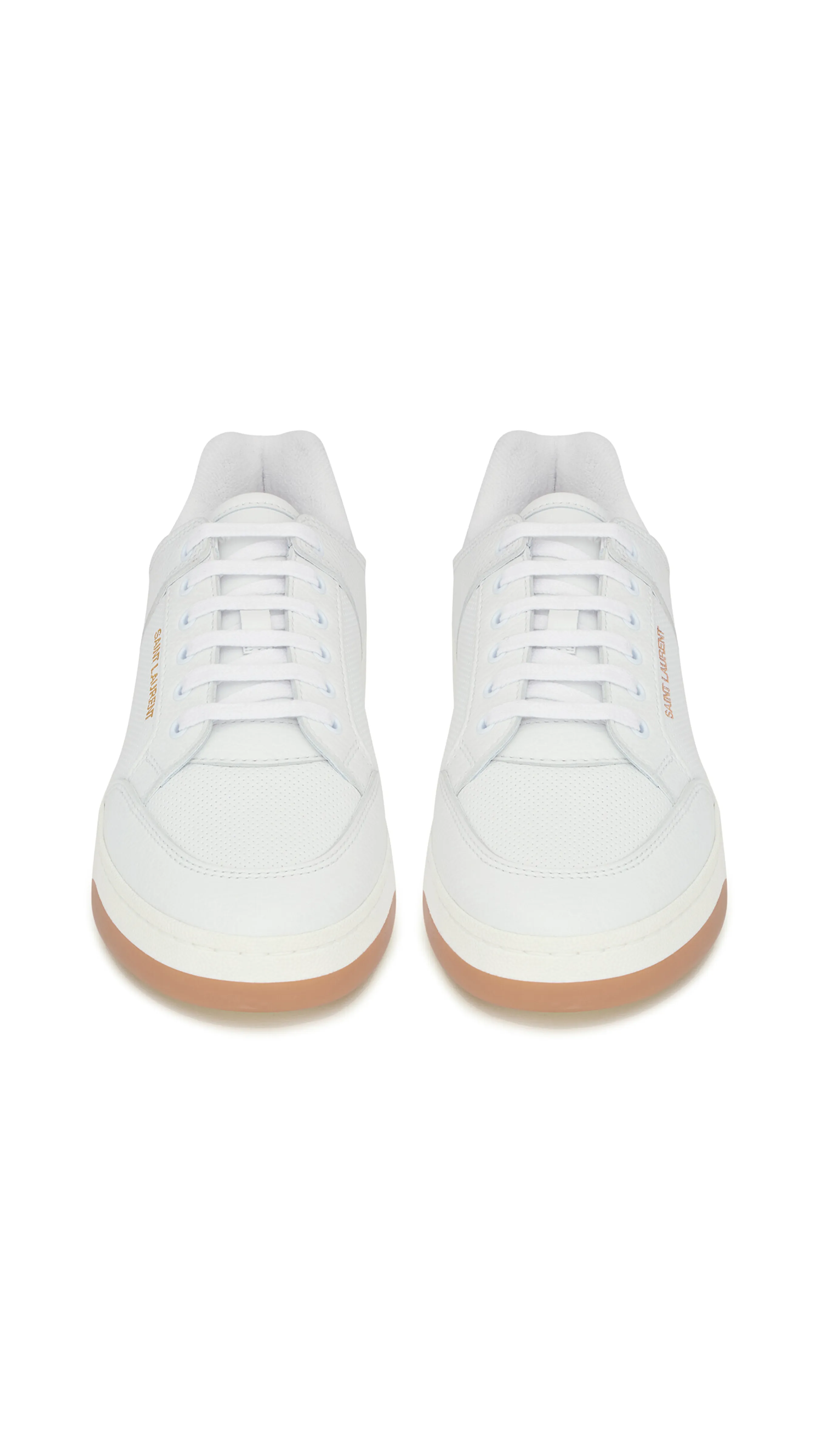 SL/61 Low-top Sneakers in Perforated Leather - White