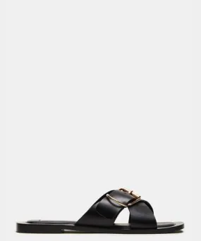 Steve Madden Zaria Black Leather