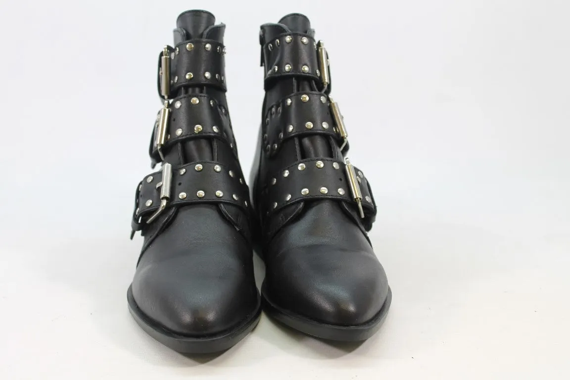 Steven New York Harmon Women's Black Boots 5.5M(ZAP14331)