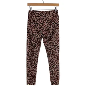 Summersalt Tan Black and Red Animal Print High Rise Leggings- Size 6 (Inseam 26”)