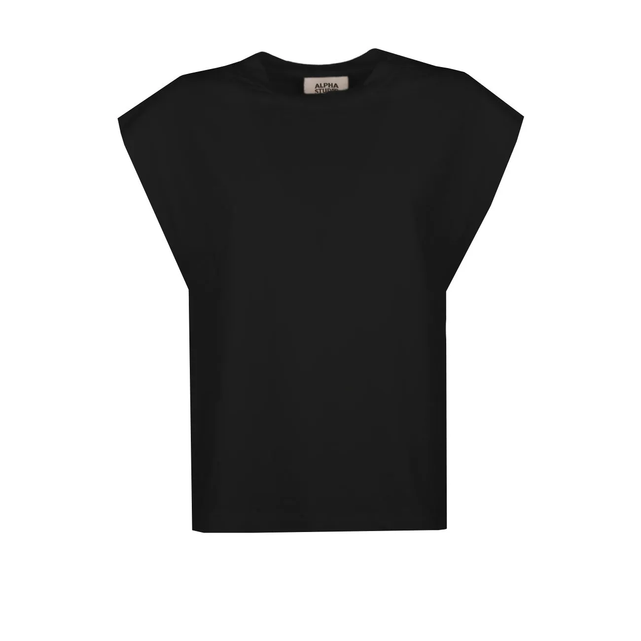 T-SHIRT GIROCOLLO MEZZE MANICHE Donna Black