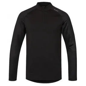 T-Shirt Husky Active Winter Zip LS - Black - men´s