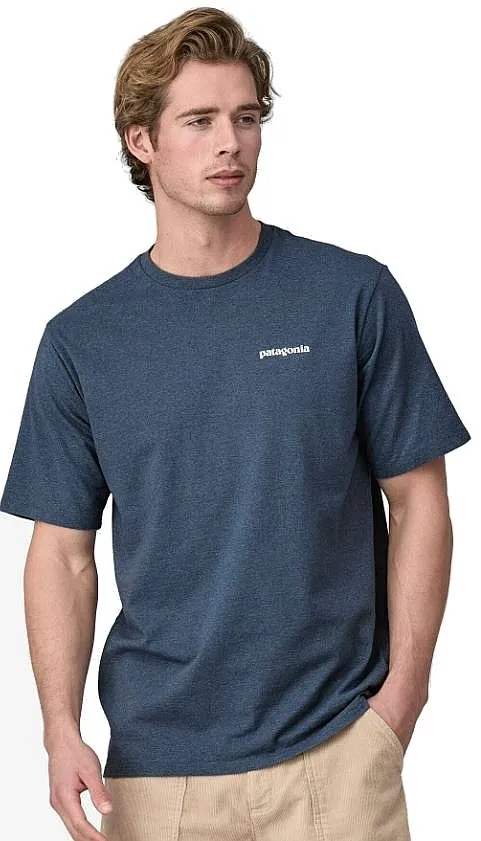 T-Shirt Patagonia P-6 Logo Responsibili - Utility Blue - men´s