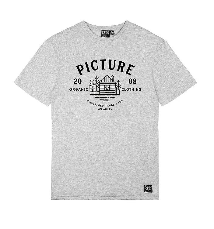 T-Shirt Picture Brady - Grey Melange - men´s