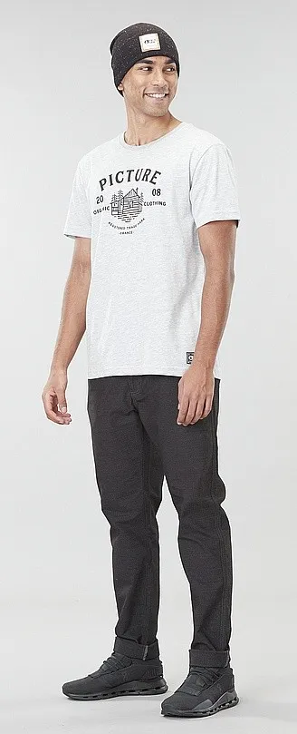 T-Shirt Picture Brady - Grey Melange - men´s