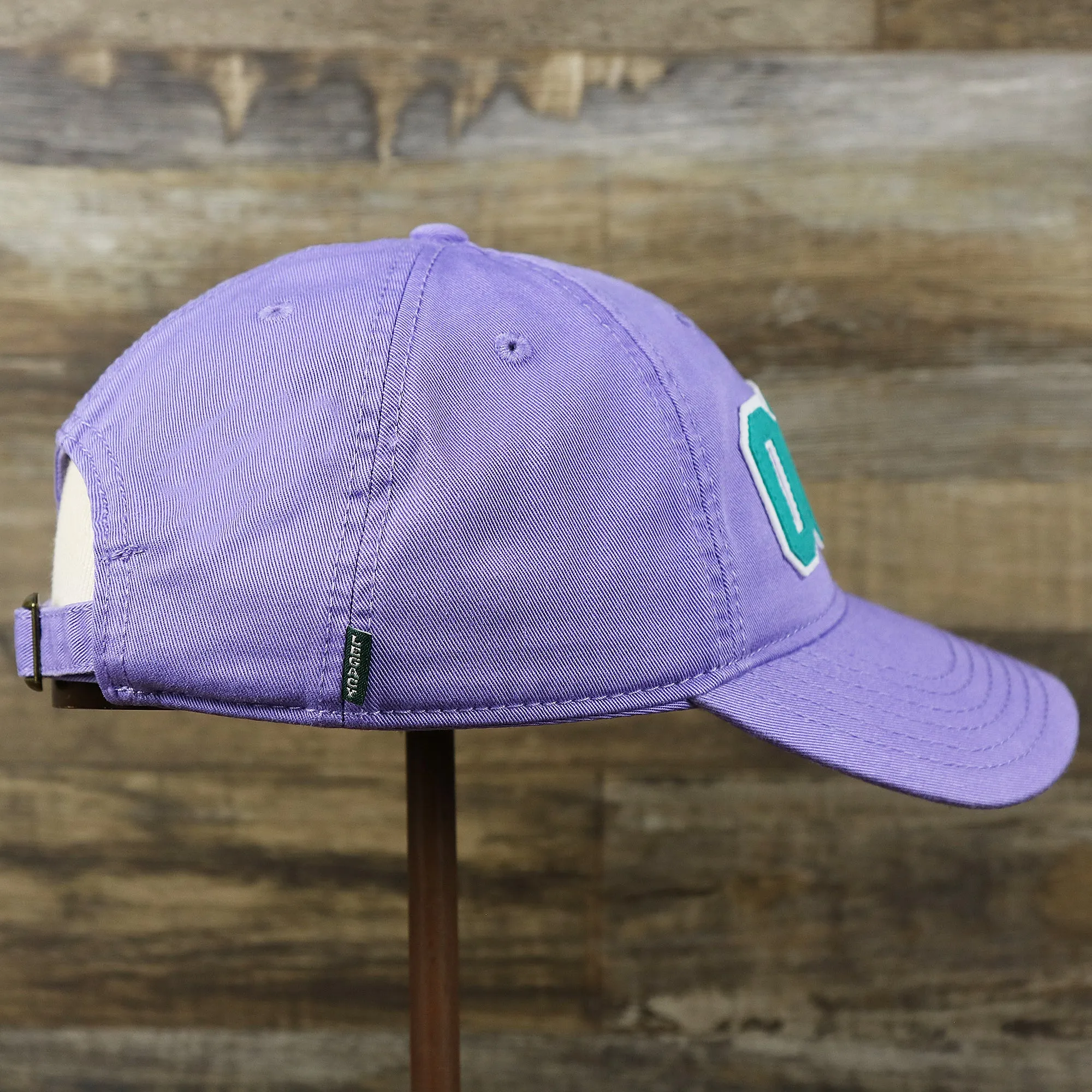 Teal OCNJ Wordmark White Outline Dad Hat | Lavender Dad Hat