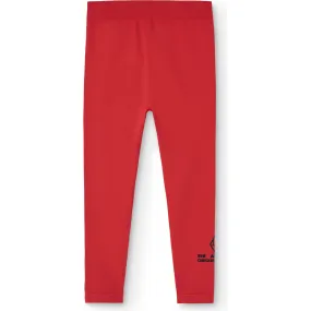 The Animals Observatory Alligator Regular Fit Leggings, Red