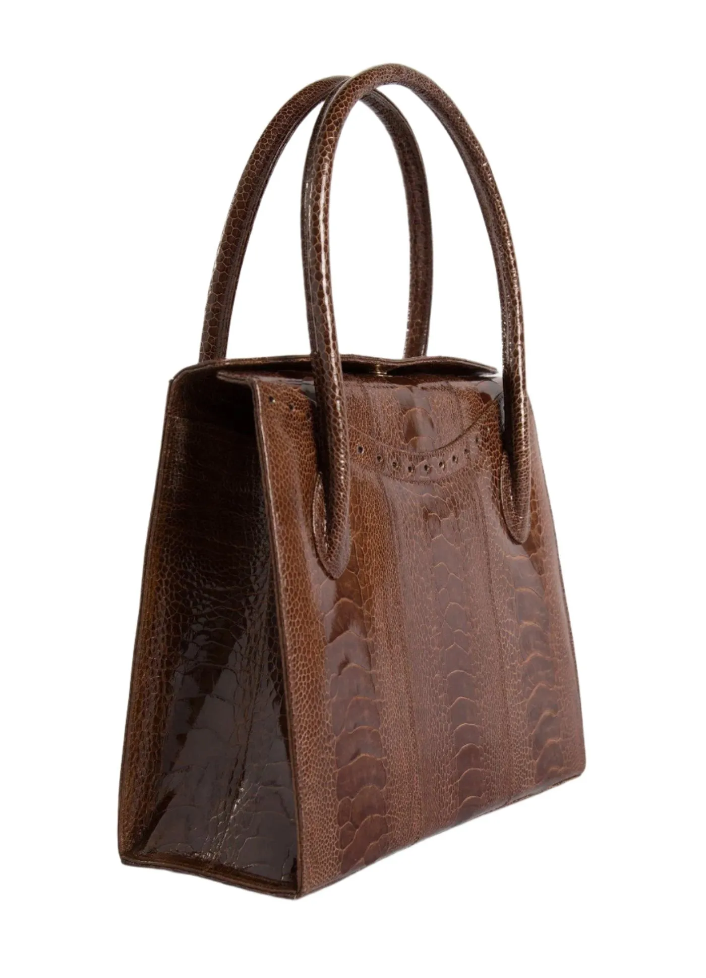 Thompson Tote - Reddish-Brown, Gemstone Accents