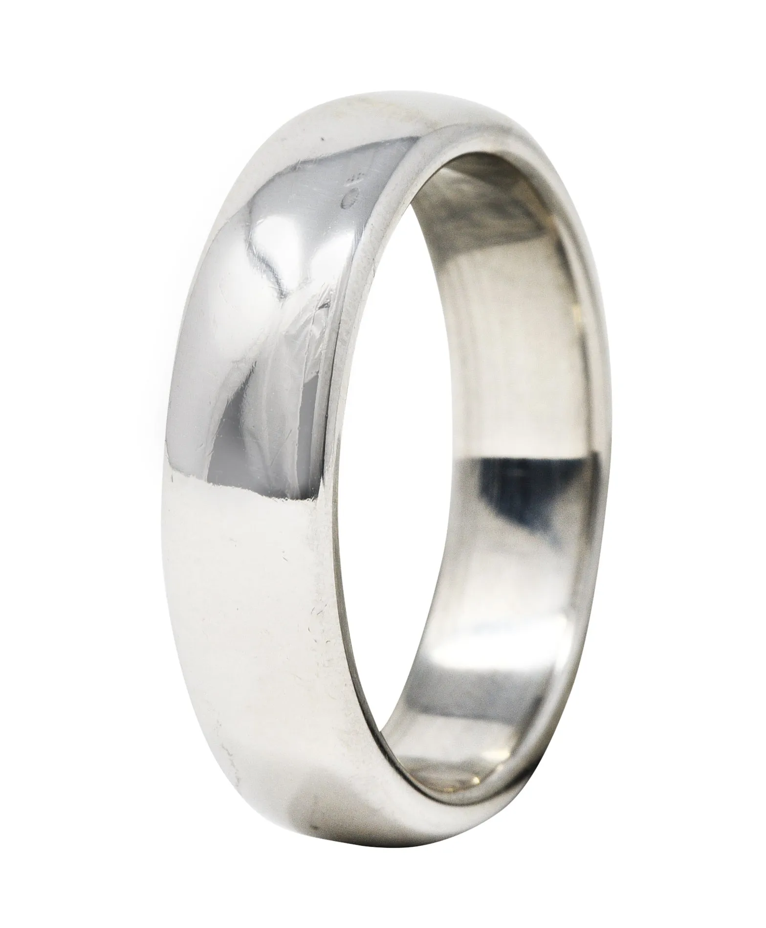 Tiffany & Co. Platinum 6.0 MM Unisex Wedding Band Ring