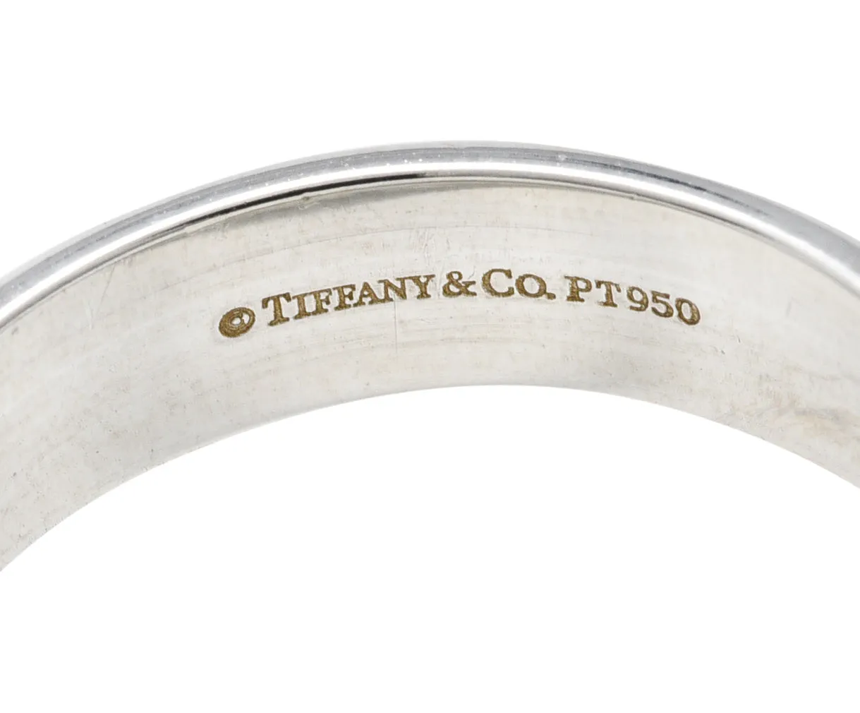 Tiffany & Co. Platinum 6.0 MM Unisex Wedding Band Ring