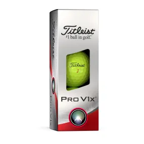 Titleist Pro V1X Yellow Sleeve 2023