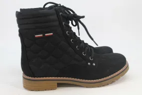 Tommy Hilfiger Onella Women's Black Boots 6.5M(ZAP11312)