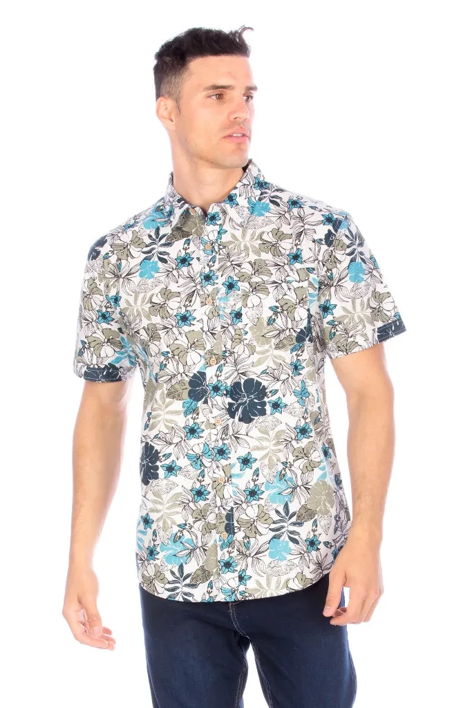 TROPICAL GARDEN SHORT SLEEVE SHIRT