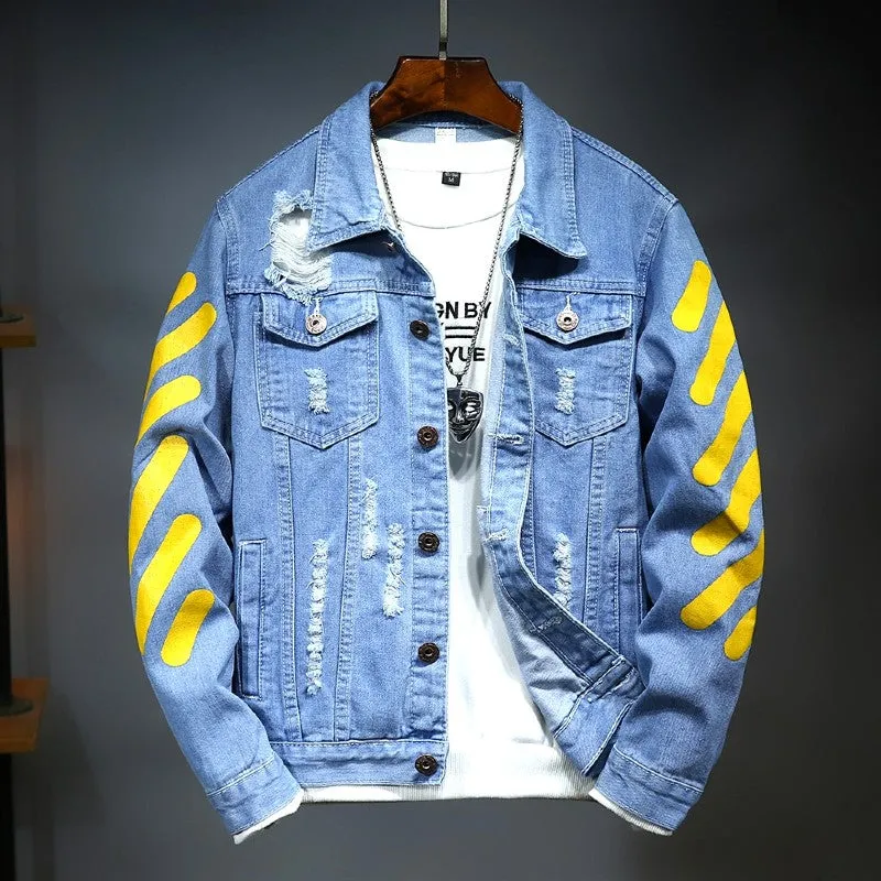 White Hype Denim Jacket