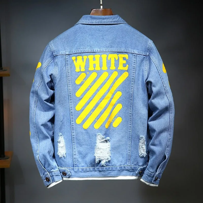 White Hype Denim Jacket