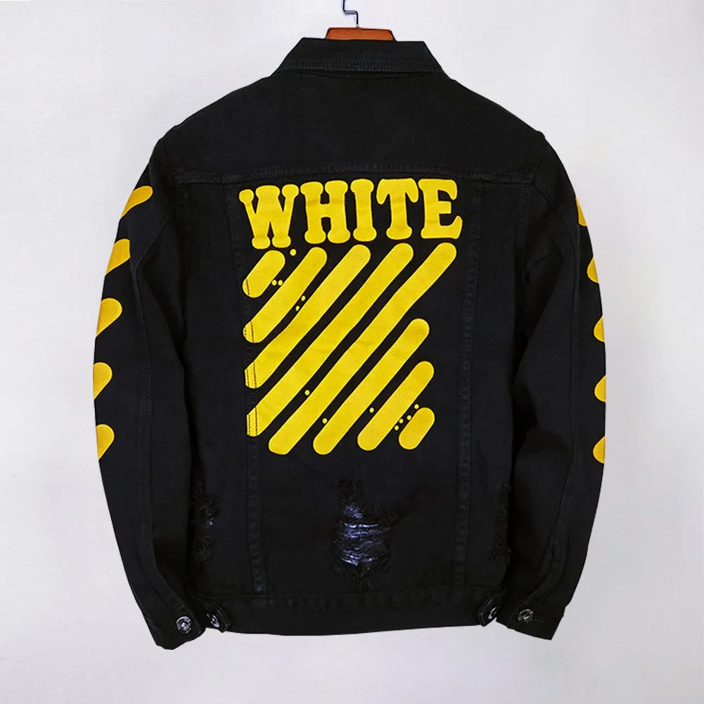 White Hype Denim Jacket