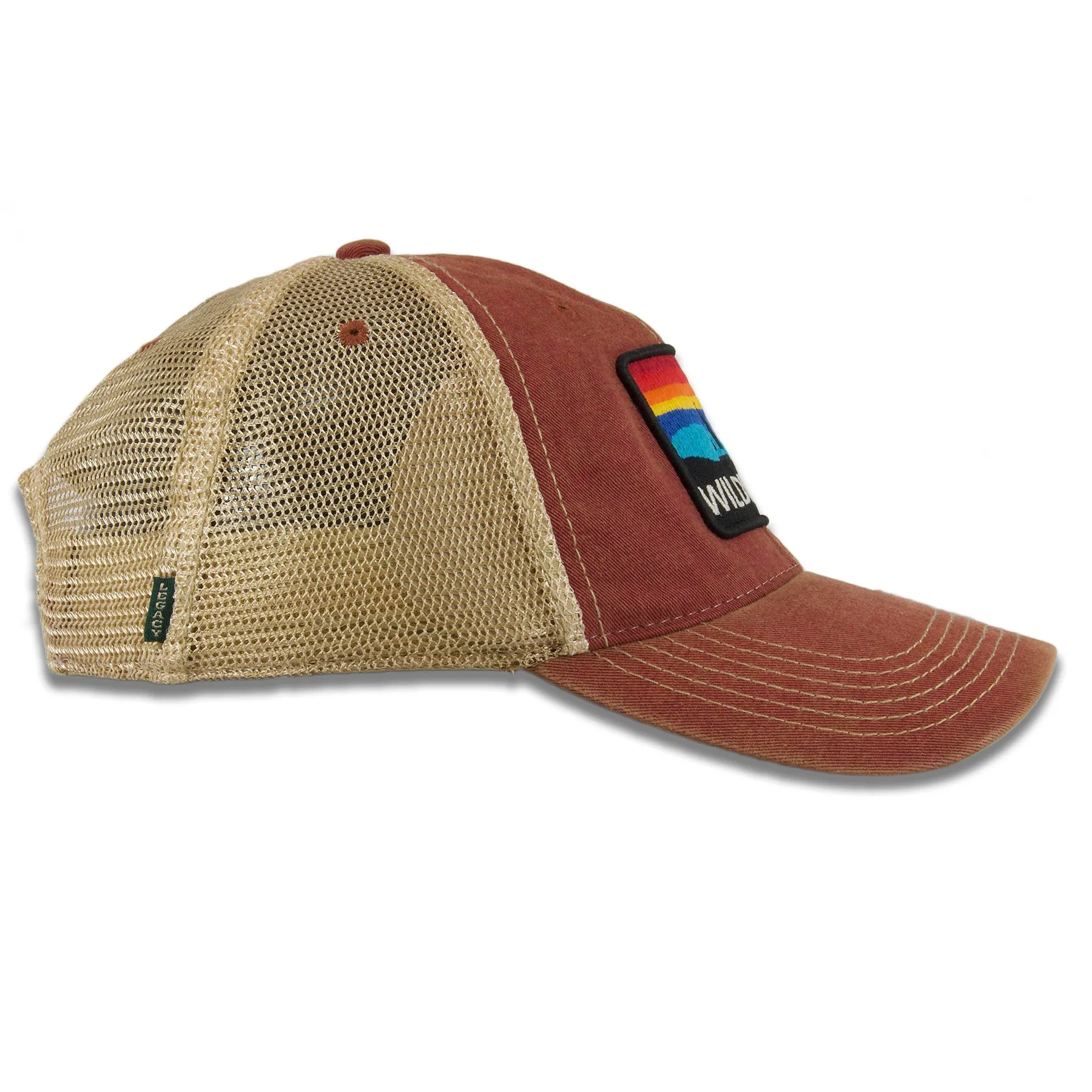 Wildwood The Horizon Cardinal / Khaki Mesh-Back Trucker Hat