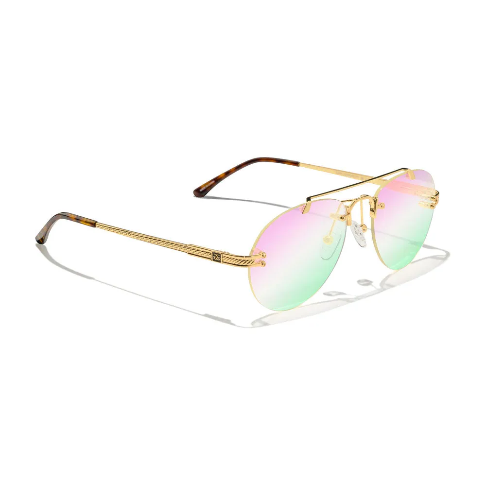 Women's Helios Aviator Frameless Sunglasses