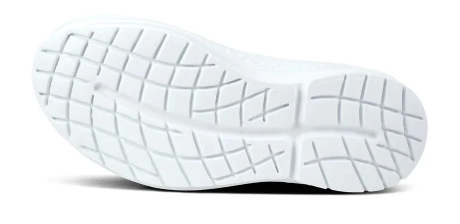  Women's OOMEGA eeZee Low Canvas Slip-On in Black/White  