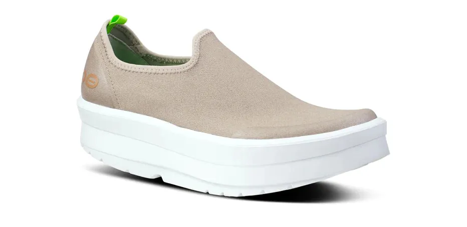  Women's OOMEGA eeZee Low Canvas Slip-On in Nomad  