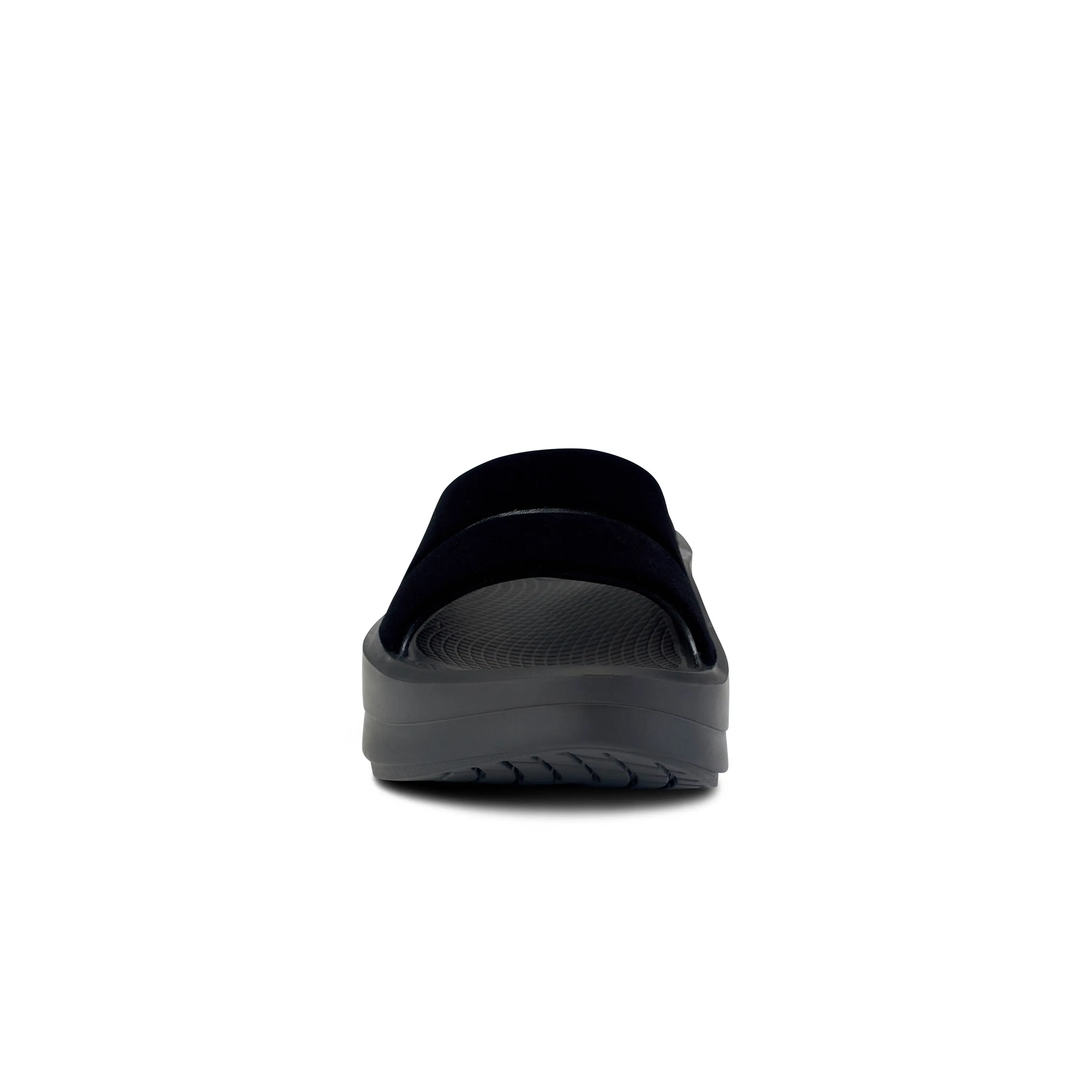  Women's OOmega OOah Slide Sandal in Posh Black  