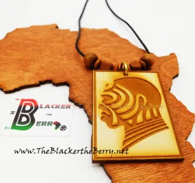 Wooden Necklace African Warrior Men Necklaces Afrocentric