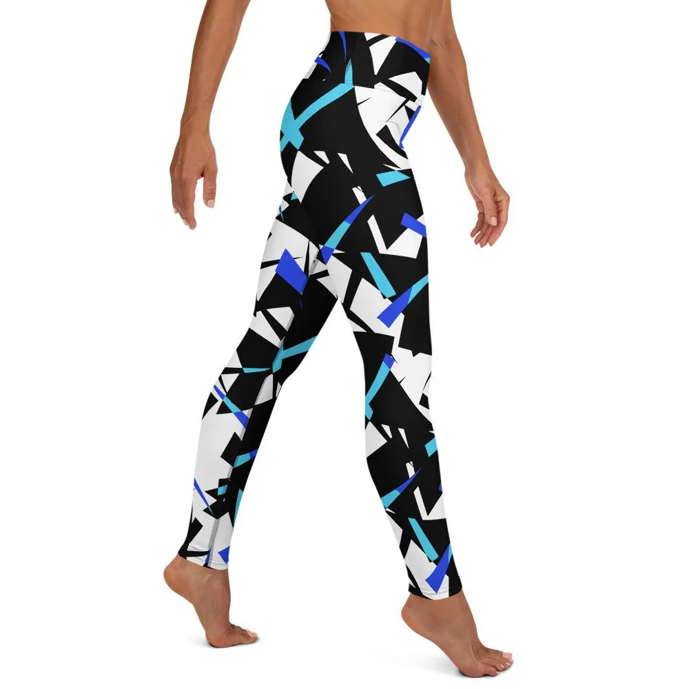 Yoga Leggings Geo Blue