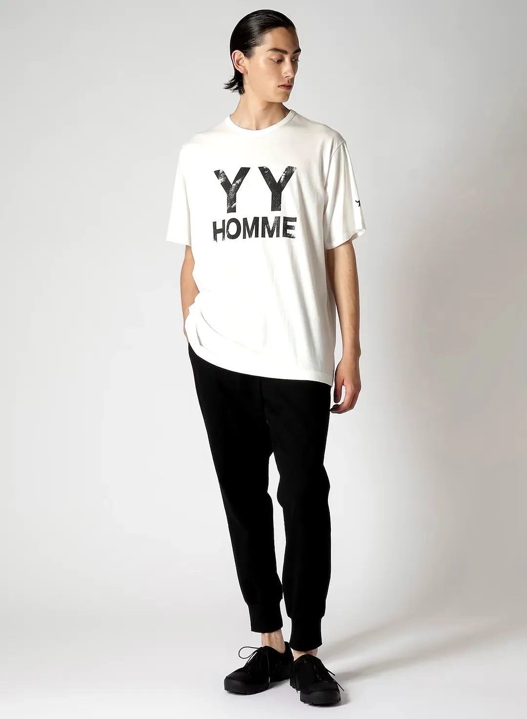 Yohji Yamamoto  |Crew Neck Unisex Street Style Cotton Short Sleeves Designers