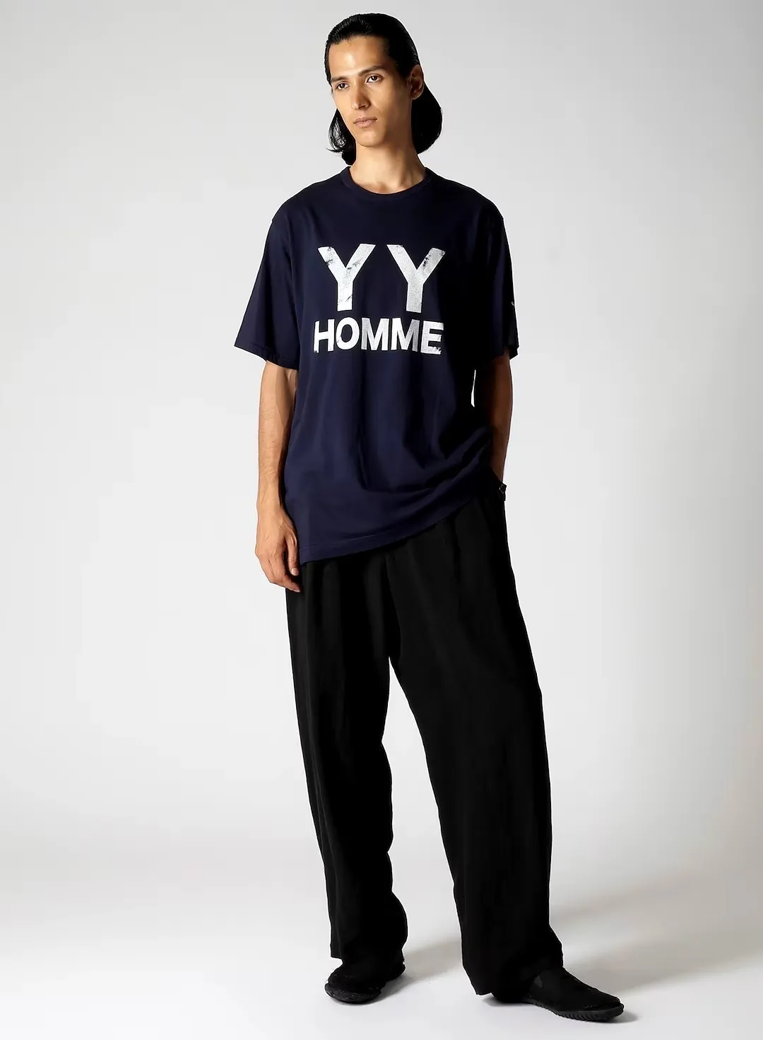 Yohji Yamamoto  |Crew Neck Unisex Street Style Cotton Short Sleeves Designers